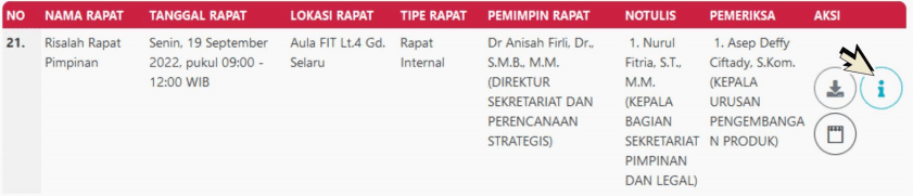 Klik icon detil pada emom