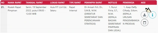 kemudian akan muncul pada menu emom Klik icon detil.