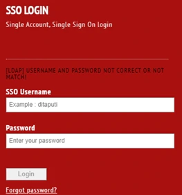 Picture5Masukkan username dan password SSO. Masukkan username dan password SSO.