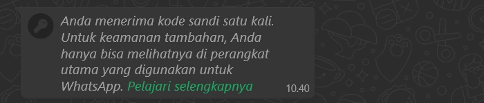 Mengapa kode OTP WhatsApp tidak muncul di versi web? Temukan penyebab dan solusi