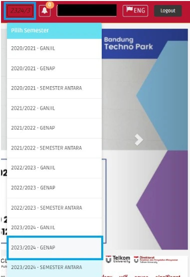 langkah-langkah mencetak KSM untuk Semester Sebelumnya