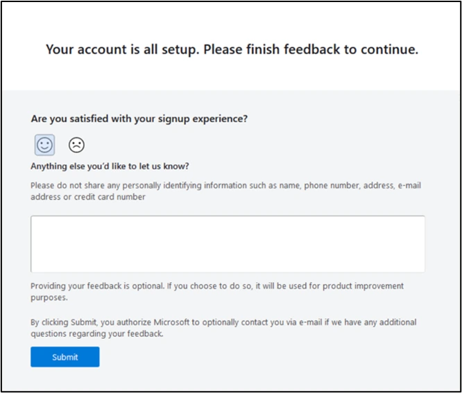 Berikan ulasan dan pilih Submit