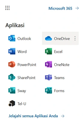 Masuk ke OneDrive