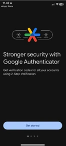 Unduh aplikasi Google Authenticator