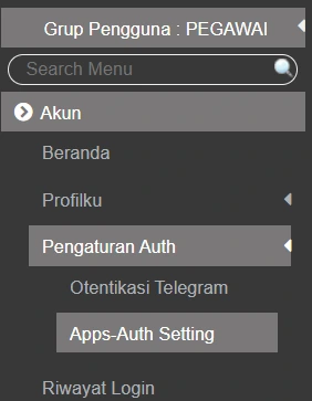 Apps-Auth Setting.