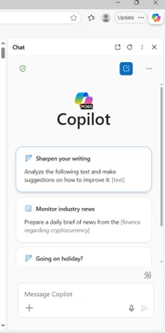 Setelah berhasil masuk, fitur Copilot akan aktif tanpa perlu login ulang. Cukup klik ikon Copilot setiap kali ingin digunakan