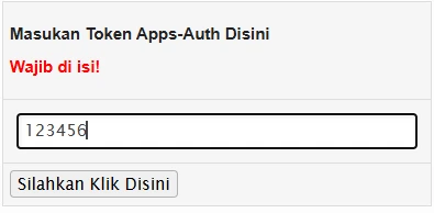 Apps-Auth Token