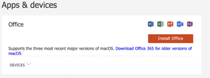 Pilih Install Office untuk melanjutkan
