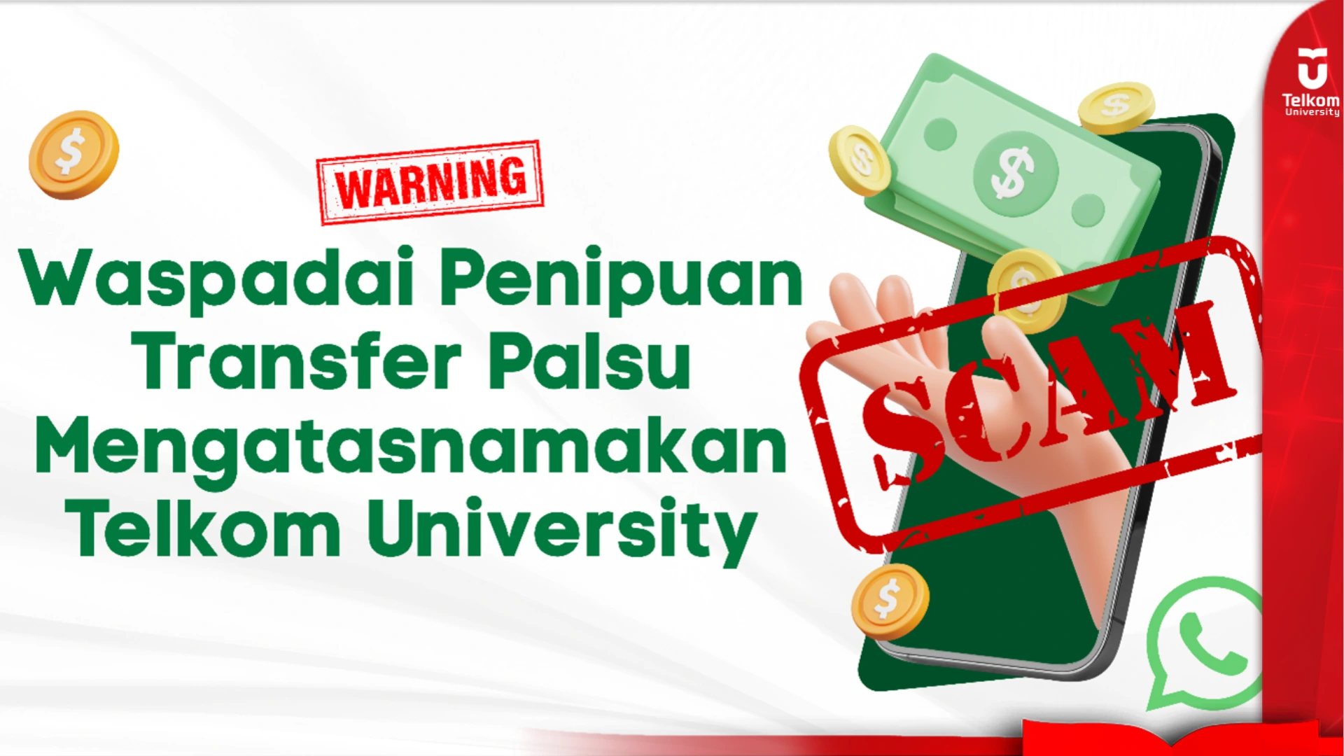 Security Awareness_ Waspadai Penipuan Transfer Palsu Mengatasnamakan Telkom University