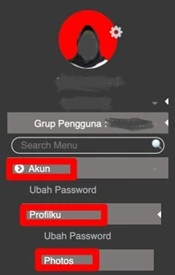 Membuka profil pada IGracias