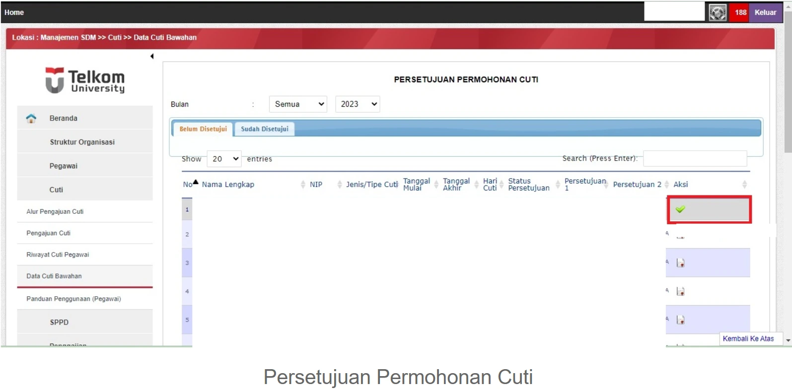 Cara Menolak Pengajuan Cuti