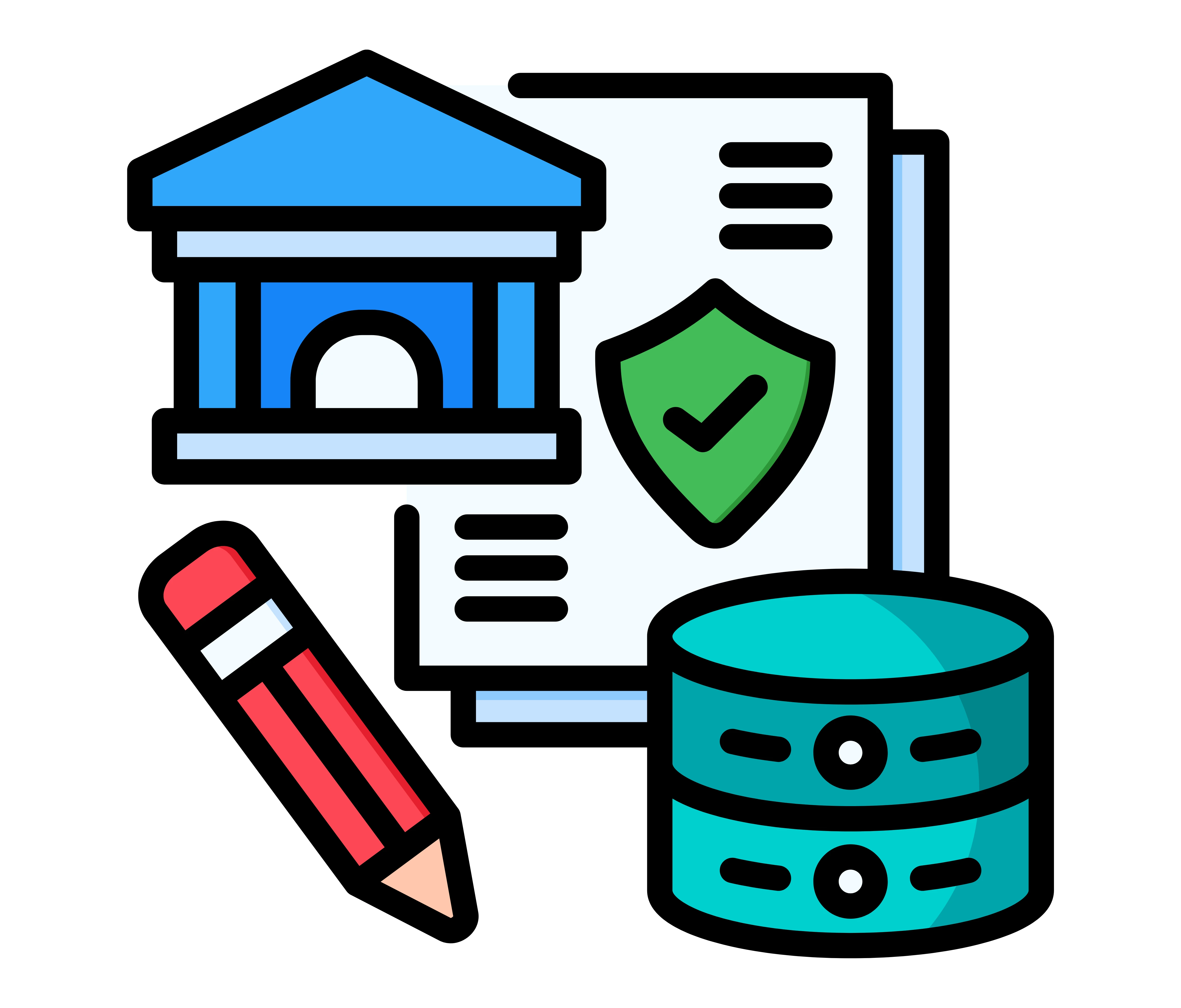 Gambar merepresentasikan framework data governance, kepatuhan regulasi, perlindungan data, dan pengelolaan informasi dalam lingkungan organisasi modern. Gambar merepresentasikan framework data governance, kepatuhan regulasi, perlindungan data, dan pengelolaan informasi dalam lingkungan organisasi modern.