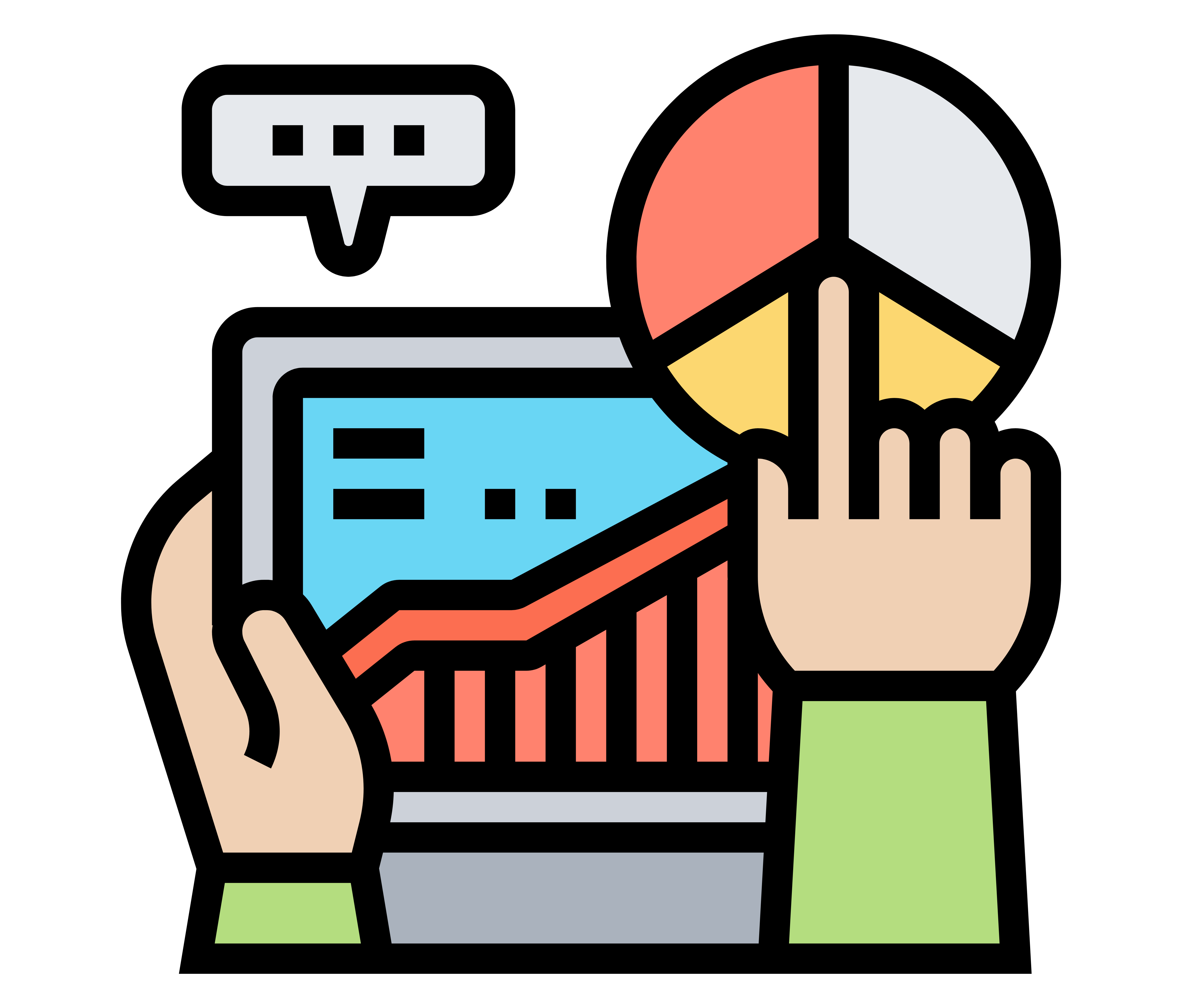 Ilustrasi analisis data bisnis menggunakan kecakapan advanced excel untuk proses visualisasi data Ilustrasi analisis data bisnis menggunakan kecakapan advanced excel untuk proses visualisasi data